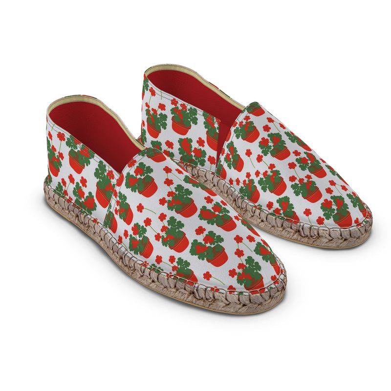 Flower pot espadrilles